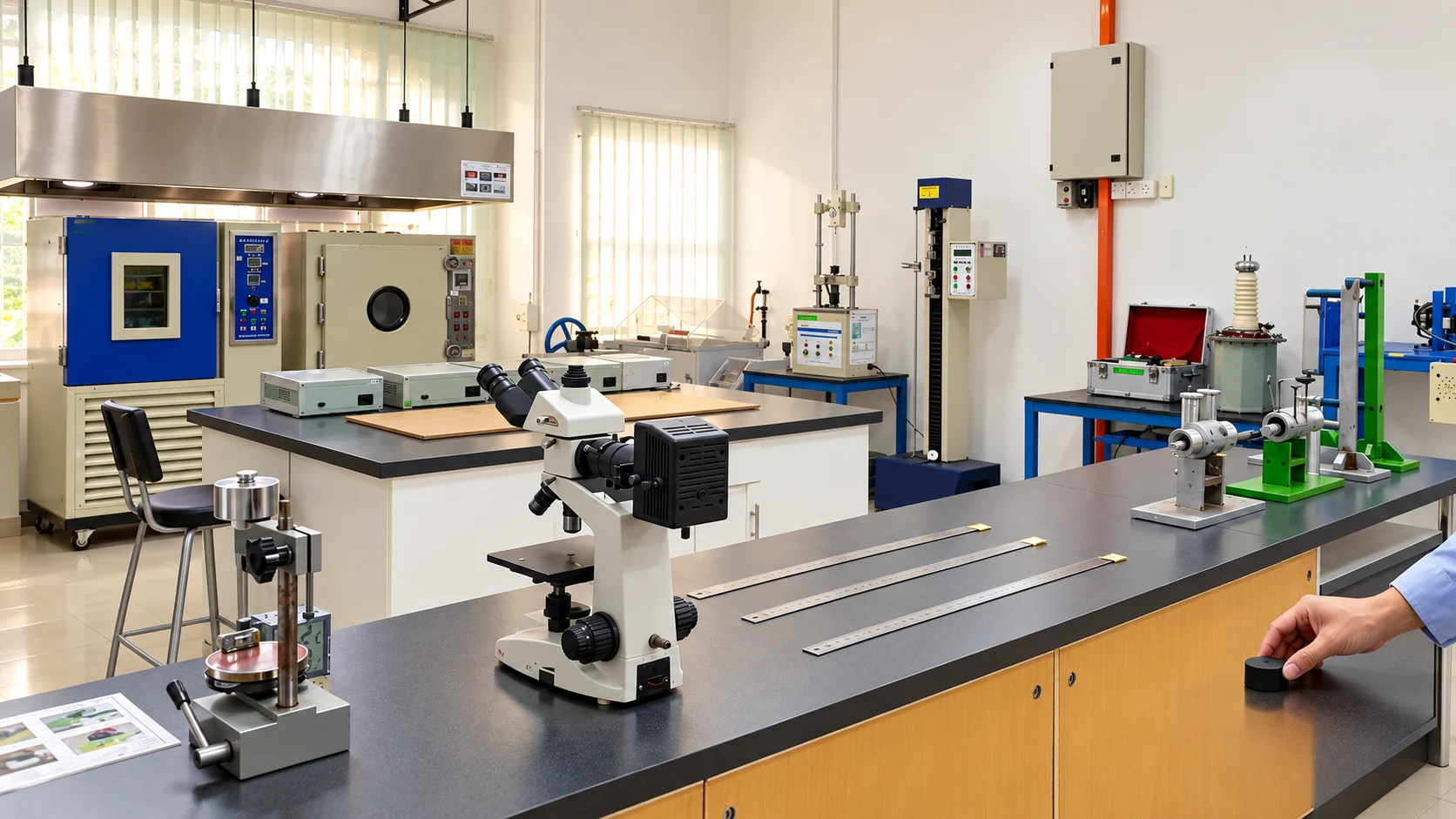 Product testing laboratory visualisation